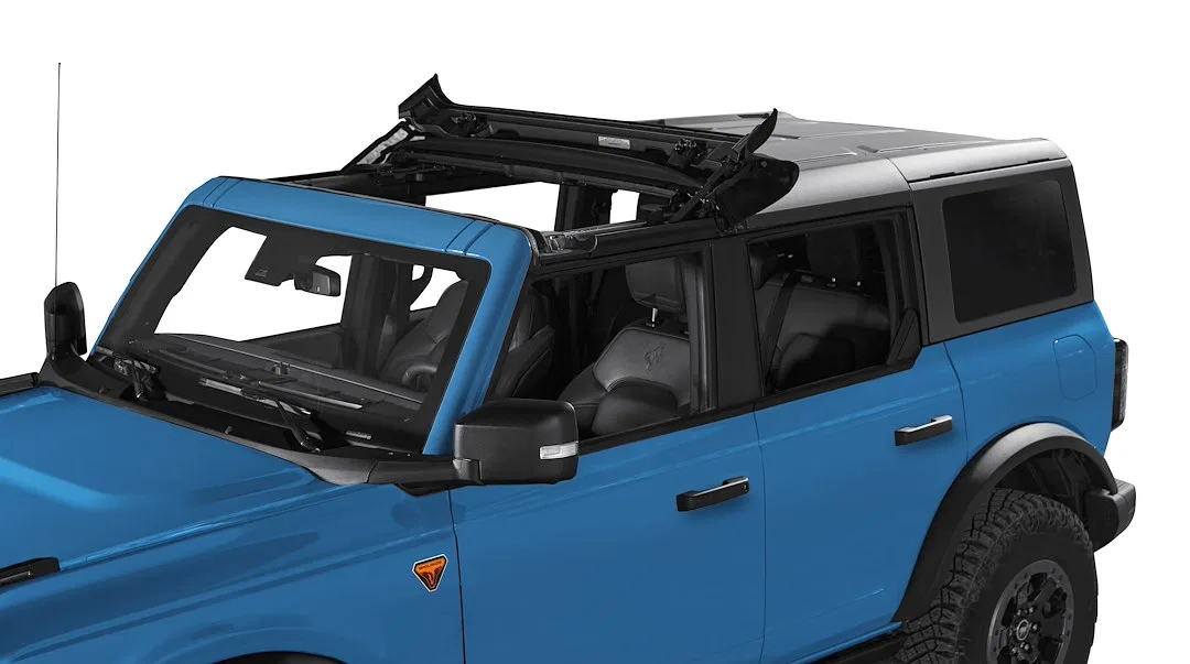 52461-17 – BESTOP Soft Top, Replaces Freedom Top Panels Black Twill Single Panel Covering Driver and Passenger Sides ...